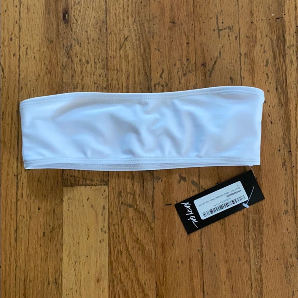 BRAND NEW NASTY GAL BANDEAU BIKINI TOP